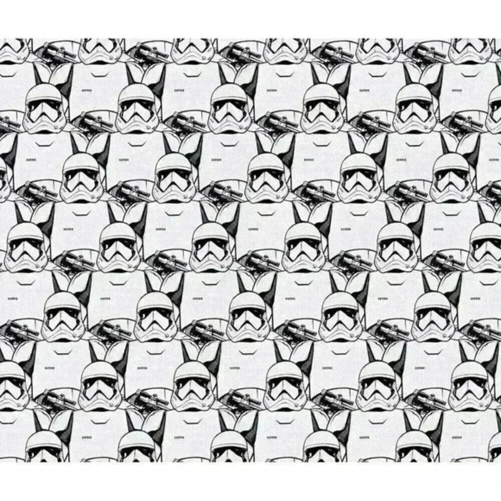 Licensed Star Wars Storm Trooper Cotton Quilting Fat Quarter Fabric 18”‎ x 21”